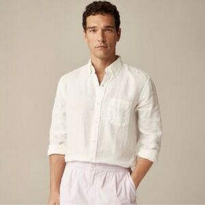 J Crew Linen Shirt M